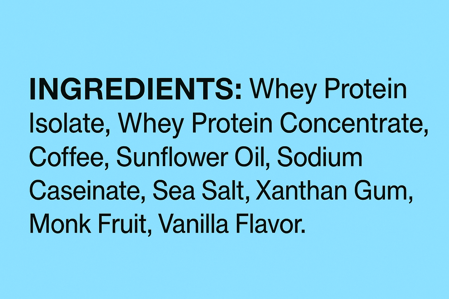 JOOSO high protein iced Coffee